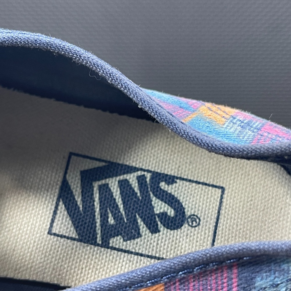 VANS Off The Wall Womens Sz 7.5 Mens Sz 6 Tribal Aztec Low Top Shoes Sneakers - Picture 7 of 9
